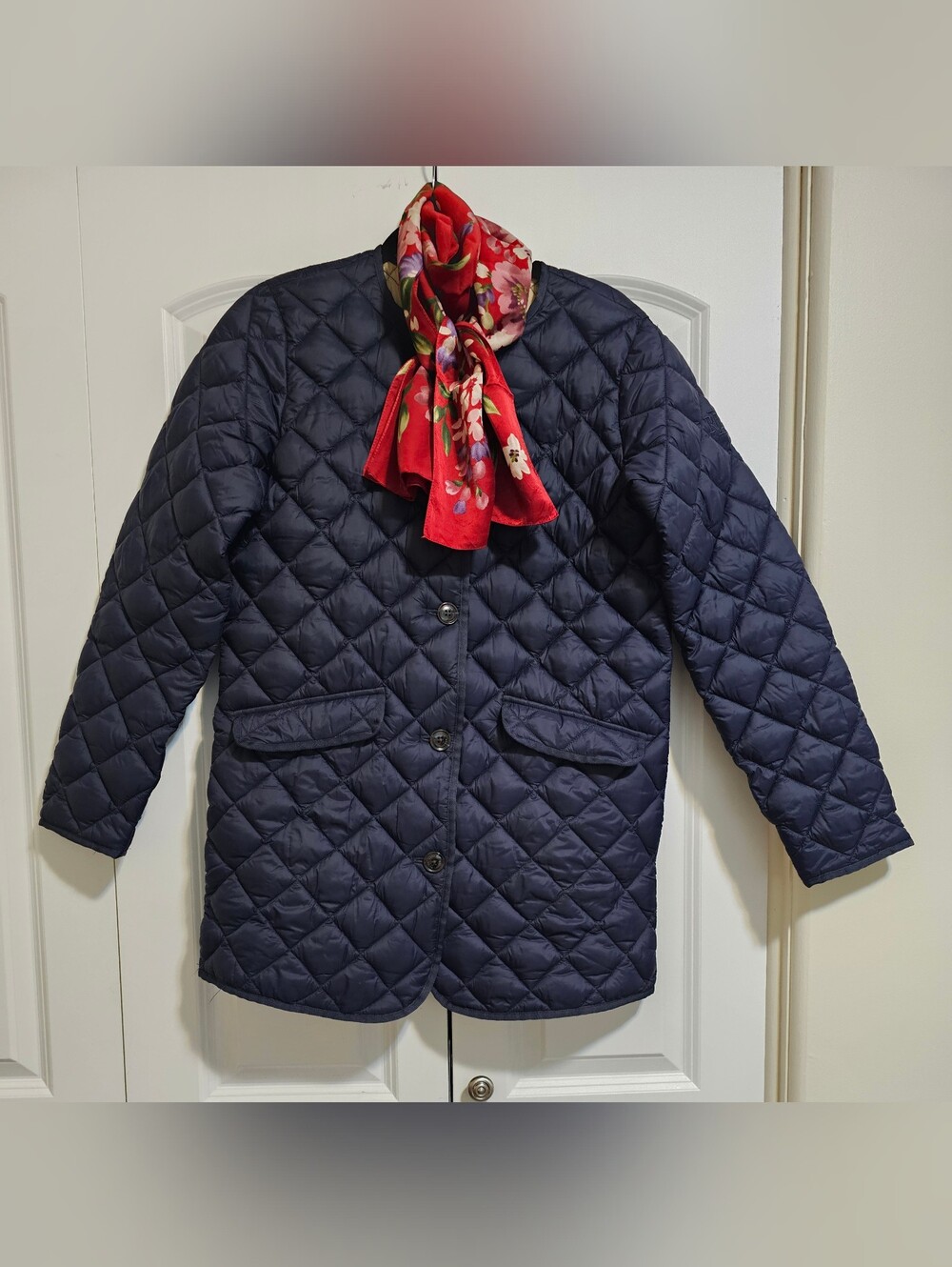 Ralph Lauren Navy Blue Padded Chore Jacket Size XS